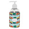 Trains Plastic Soap / Lotion Dispenser (8 oz - Small - White) (Personalized)