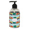 Trains Plastic Soap / Lotion Dispenser (8 oz - Small - Black) (Personalized)