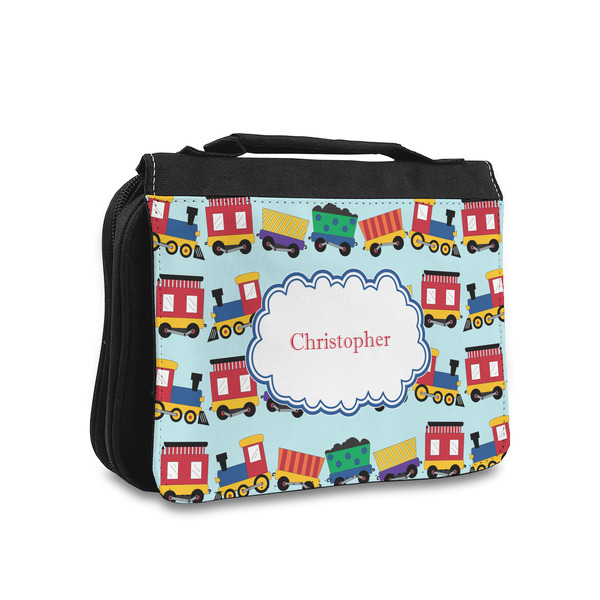 Custom Trains Toiletry Bag - Small (Personalized)