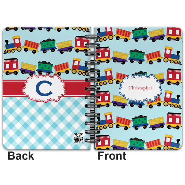 Trains Spiral Journal 5 x 7 - Apvl