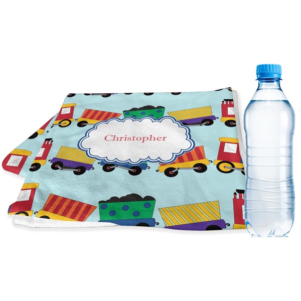 Custom Trains Sports & Fitness Towel (Personalized)
