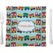 Trains Glass Square Lunch / Dinner Plate 9.5" (Personalized)