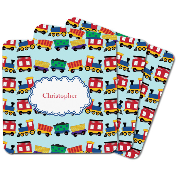 Trains Square Fridge Magnet - MAIN