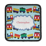 Trains Iron On Square Patch w/ Name or Text