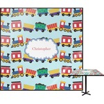 Trains Square Table Top - 24" (Personalized)