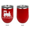 Trains Stainless Wine Tumblers - Red - Single Sided - Approval