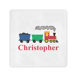 Trains Standard Cocktail Napkins (Personalized)