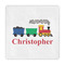Trains Standard Decorative Napkins (Personalized)