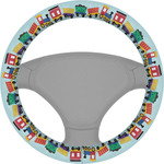 Trains Steering Wheel Cover (Personalized)