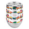Trains Stemless Wine Tumbler - Full Print (Personalized)