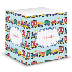Trains Sticky Note Cube (Personalized)