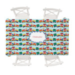 Trains Tablecloth - 58"x102" (Personalized)