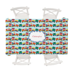 Trains Tablecloth - 58"x102" (Personalized)