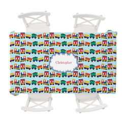 Trains Tablecloth - 58"x102" (Personalized)