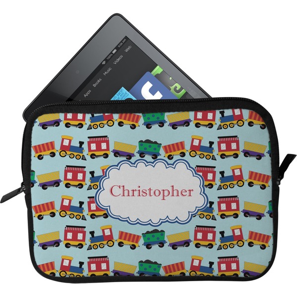 Custom Trains Tablet Case / Sleeve - Small (Personalized)