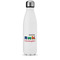 Trains Water Bottle - 17 oz. - Stainless Steel - Full Color Printing (Personalized)