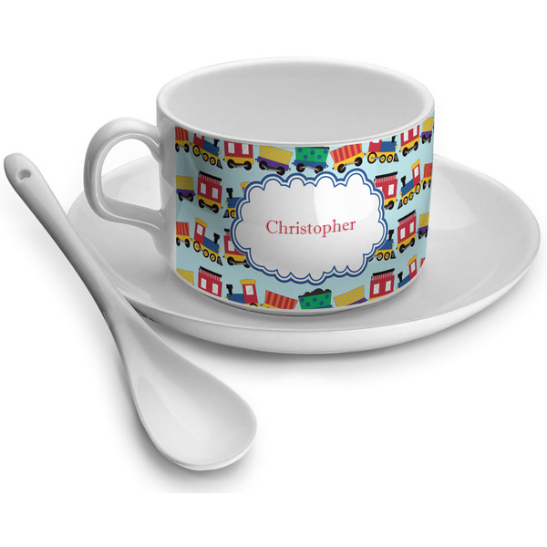 Custom Trains Tea Cup - Single (Personalized)