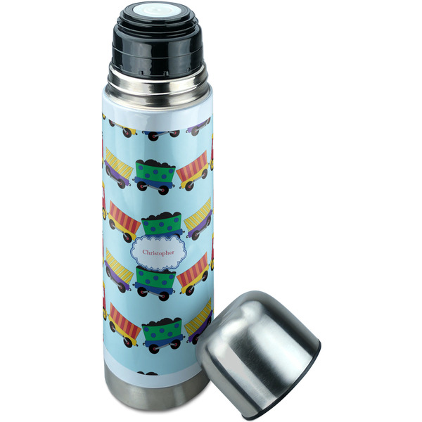 Trains Thermos - Lid Off