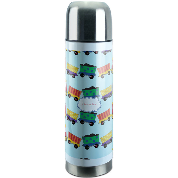 Custom Trains Stainless Steel Thermos (Personalized)