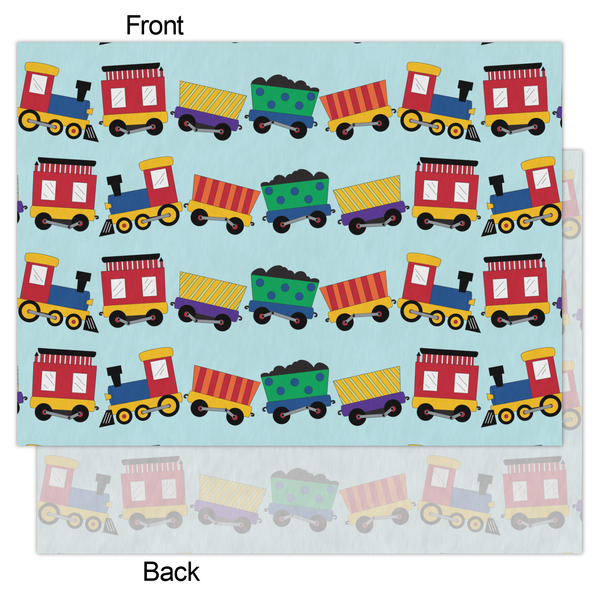Trains Tissue Paper - Heavyweight - Large - Front & Back