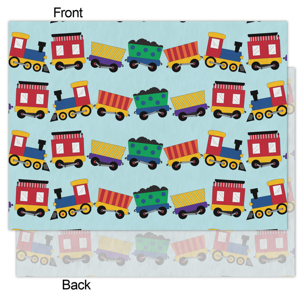 Trains Tissue Paper - Heavyweight - Medium - Front & Back