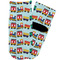 Trains Toddler Ankle Socks - Single Pair - Front and Back