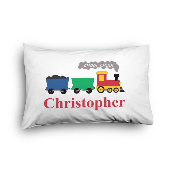Custom Trains Pillow Case - Toddler - Graphic (Personalized)