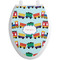Trains Toilet Seat Decal (Personalized)