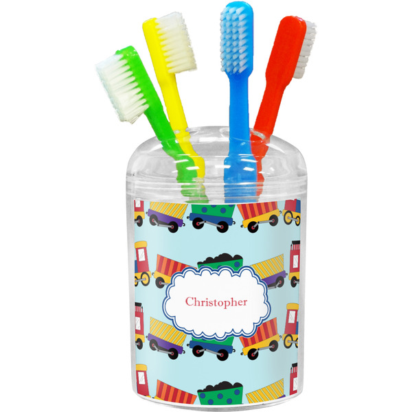 Custom Trains Toothbrush Holder (Personalized)