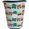 Trains Waste Basket - Single Sided (Black) (Personalized)