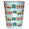 Trains Waste Basket - Single Sided (White) (Personalized)