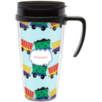 Trains Acrylic Travel Mug with Handle (Personalized)