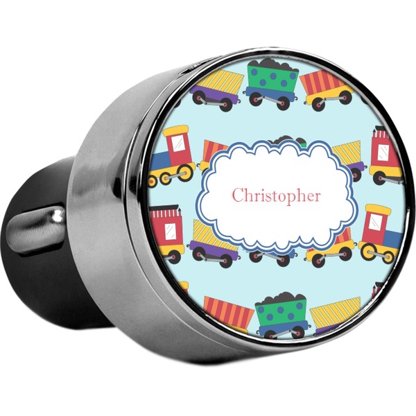 Custom Trains USB Car Charger (Personalized)