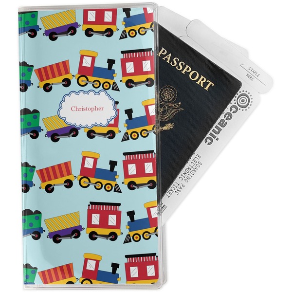 Custom Trains Travel Document Holder