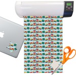 Trains Sticker Vinyl Sheet (Permanent)