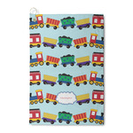 Trains Waffle Weave Golf Towel (Personalized)