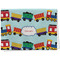 Trains Waffle Weave Towel - Full Print Style Image