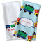 Trains Waffle Weave Towels - Two Print Styles