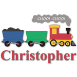 Trains Graphic Decal - Medium (Personalized)