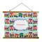Trains Wall Hanging Tapestry - Wide (Personalized)