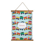Trains Wall Hanging Tapestry - Tall (Personalized)