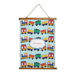 Trains Wall Hanging Tapestry - Tall (Personalized)