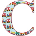 Trains Letter Decal - Large (Personalized)
