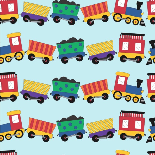 Custom Trains Wallpaper & Surface Covering (Water Activated 24"x 24" Sample)