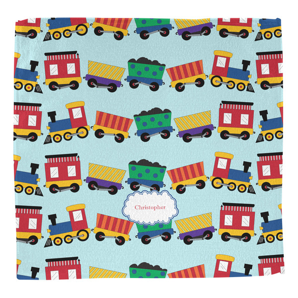 Trains Washcloth - Front - No Soap