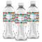 Trains Water Bottle Labels - Front View