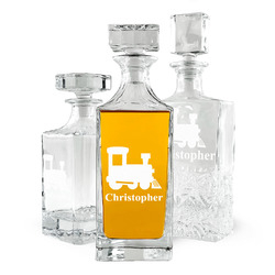 Trains Whiskey Decanter (Personalized)