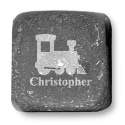 Trains Whiskey Stone Set - Set of 3 (Personalized)