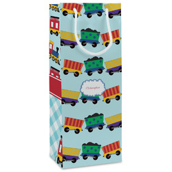 Trains Wine Gift Bags - Gloss (Personalized)