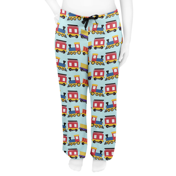 Trains Women's Pj on model - Front